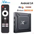 ТВ БОКС X96 M200 AMLOGIC S905X5M, ANDROID 14, AV1, 1GBIT, DUAL WIFI, BLUETOOTH