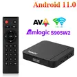 ТВ БОКС TANIX W2 4/32 GB, ANDROID 11, DUAL WIFI, BLUETOOTH 4.0 AV1 4K 60FPS