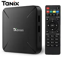TV BOX TANIX TX3 MINI 2GB/16GB, 4-ЯДРЕН AMLOGIC S905W, ANDROID 8.1, 4K, DUAL WIFI
