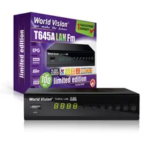 WORLD VISION T645A LAN FM H.265 HD ДЕКОДЕР ЗА ЦИФРОВА ЕФИРНА, КАБЕЛНА ТЕЛЕВИЗИЯ С ОБУЧАВАЩО ДИСТАНЦИОННО