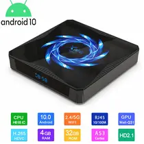 ТВ БОКС X96Q MAX 4/32 GB, ANDROID 10, ALLWINNER H616, 2020