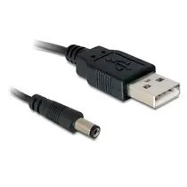 КАБЕЛ USB A-JACK 5.5X2.1 MM DC POWER