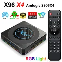 ТВ БОКС X96 X4 2GB/16GB, ANDROID 11, BLUETOOTH