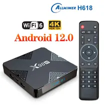 ТВ БОКС X98H 2/16 GB, ANDROID 12, DUAL WIFI, BLUETOOTH 5