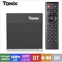 ТВ БОКС TANIX X4 4/128GB, AMLOGIC S905X4, ANDROID 11, DUAL WIFI & BLUETOOTH