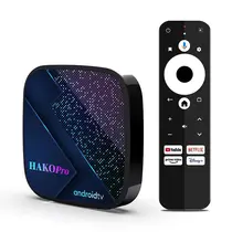 ТВ БОКС HAKO PRO, 4/64GB, ANDROID TV 11, DUAL WIFI, NETFLIX AND GOOGLE CERTIFICATED