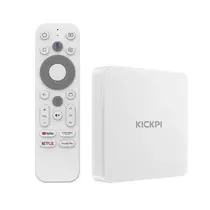 ТВ БОКС KICKPI KP1 S905Y4 ANDROID 12.0, 2/32 GB, GOOGLE TV12, NETFLIX 4K AND GOOGLE CERTIFICATED, DUAL WIFI, BLUETOOTH 5.0