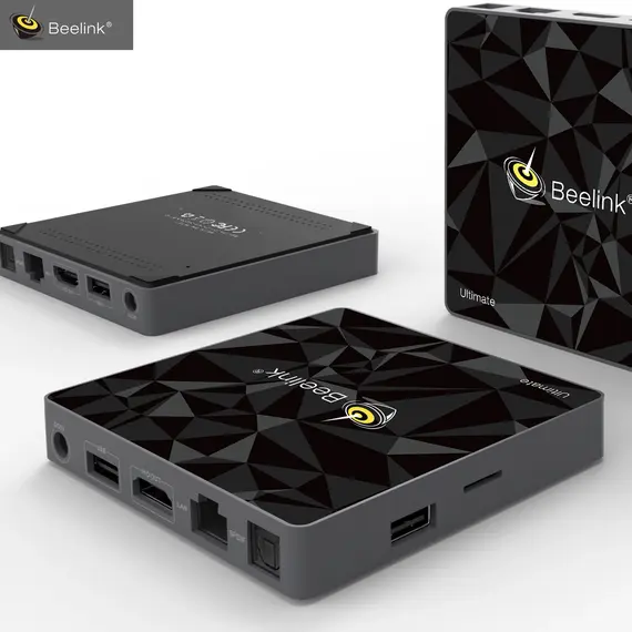 BEELINK GT1 ULTIMATE МУЛТИМЕДИЯ ПЛЕЪР S912, SMART ANDROID TV BOX, 3/32 GB, 4K60P, LAN 1GB, 2XWIFI, BT 4.0