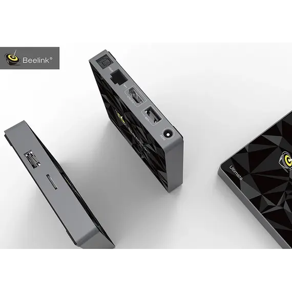 BEELINK GT1 ULTIMATE МУЛТИМЕДИЯ ПЛЕЪР S912, SMART ANDROID TV BOX, 3/32 GB, 4K60P, LAN 1GB, 2XWIFI, BT 4.0