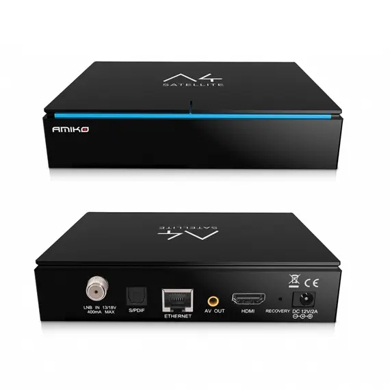 САТЕЛИТЕН ПРИЕМНИК + TV BOX AMIKO A4 4K UHDTV, AMLOGIC S905, ANDROID, DVB-S2