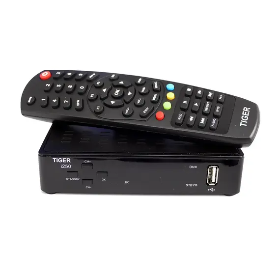 TIGER I250 ДЕКОДЕР / SET-TOP BOX ЗА IP ТЕЛЕВИЗИЯ IPTV 667MHZ, COMPOSITE AV, HDMI 1.4, USB X 2, S/PDIF, LAN, WIFI READY