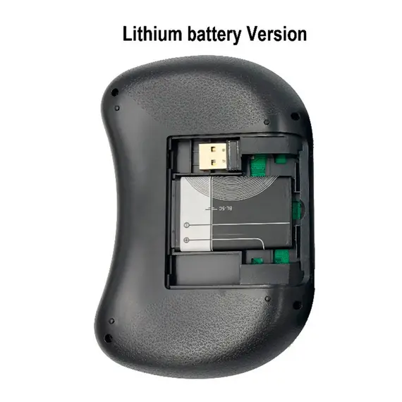 БЕЗЖИЧНА МИНИ КЛАВИАТУРА I8 СВЕТЕЩА LI-ION, TOUCHPAD, USB ЗА КОМПЮТЪР, ЛАПТОП, СМАРТ ТВ, TV BOX