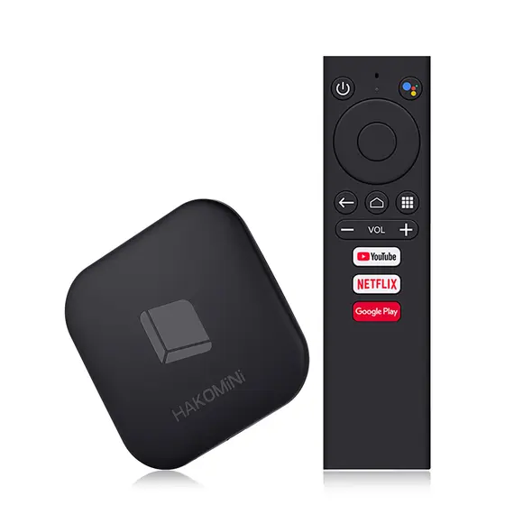 ТВ БОКС HAKO MINI ANDROID BOX 4K ULTRA HD, ANDROID TV 11, DUAL WIFI, NETFLIX AND GOOGLE CERTIFICATED