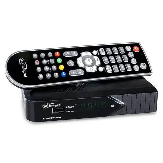 SAT INTEGRAL S-1432 HD COMBO H.265 (HEVC) ПРИЕМНИК ЗА ЦИФРОВА ЕФИРНА, САТЕЛИТНА ТЕЛЕВИЗИИ