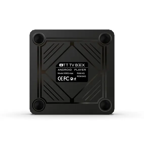 ТВ БОКС X96Q MAX 4/32 GB, ANDROID 10, ALLWINNER H616, 2020