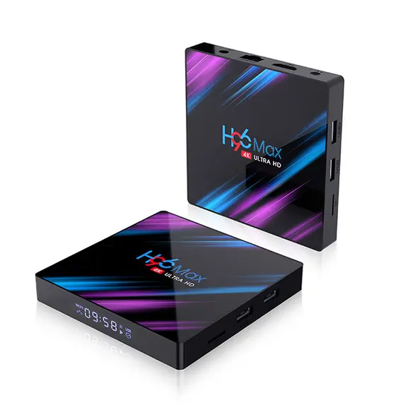 ТВ БОКС H96 MAX 4GB/64GB, DUAL WIFI, LED DIGITAL, LAN, USB 3.0