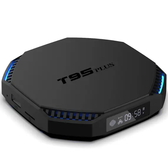 ТВ БОКС T95 PLUS 8GB/64GB, ANDROID 11, LED DIGITAL, ROCKCHIP RK3566, DUAL WIFI 2021