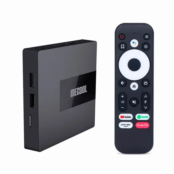 ТВ БОКС MECOOL KM7 4/64 GB, AMLOGIC S905Y4, ANDROID TV 11, DUAL WIFI, BLUETOOTH GOOGLE CERTIFIED