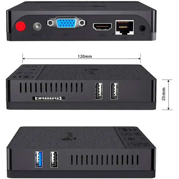 MINI PC WINDOWS BEELINK BT4 INTEL ATOM X5-Z8500 4GB/32GB WINDOW 10 PRO DUAL WIFI 2.4G+5G WINDOWS 10 PRO TV BOX