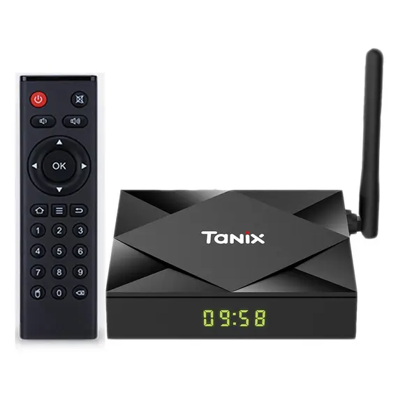 ТВ БОКС TANIX TX6S 4GB/64GB, ANDROID 10, 6K, LED DIGITAL, ALLWINNER H616, DUAL WIFI