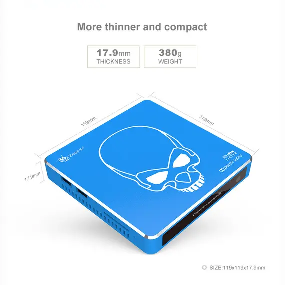 ПРОМОПАКЕТ BEELINK GT KING PRO 4/64 GB, DTS, LAN 1GB, 5G + БЕЗЖИЧНА КЛАВИАТУРА I8