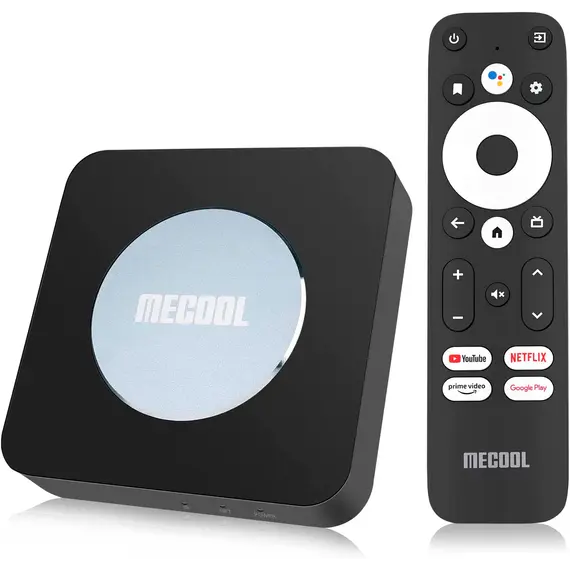 ТВ БОКС MECOOL KM2 PLUS DOLBY, ANDROID 11, DUAL WIFI, NETFLIX 4K AND GOOGLE CERTIFICATED