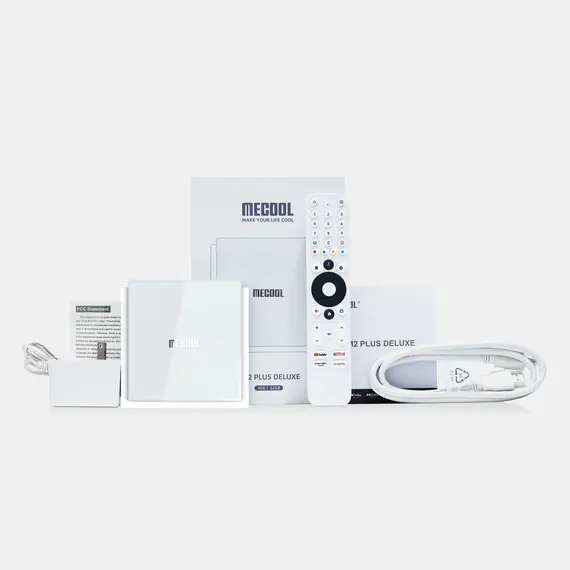 ТВ БОКС MECOOL KM2+ DELUXE AMLOGIC S905X4-J, CERTIFIED BY NETFLIX 4K AND GOOGLE, DOLBY VISION AND DOLBY ATMOS
