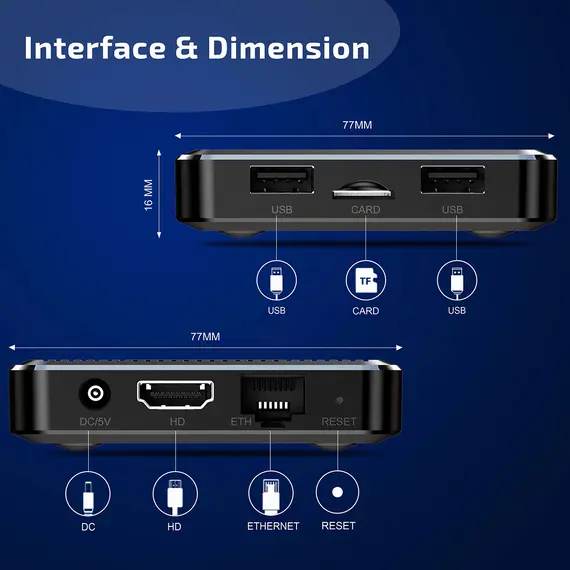 ТВ БОКС X98Q 2/16 GB, AMLOGIC S905W2, ANDROID 11, 5G DUAL WIFI,  AV1 4K 60FPS