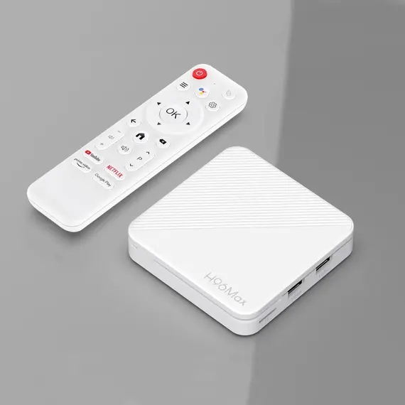 ТВ БОКС H96 MAX H313 2/8 GB, ANDROID ATV, DUAL WIFI, BLUETOOTH 5.2, ГЛАСОВО ДИСТАНЦИОННО