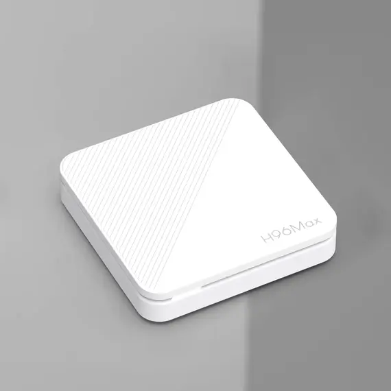 ТВ БОКС H96 MAX H313 2/8 GB, ANDROID ATV, DUAL WIFI, BLUETOOTH 5.2, ГЛАСОВО ДИСТАНЦИОННО